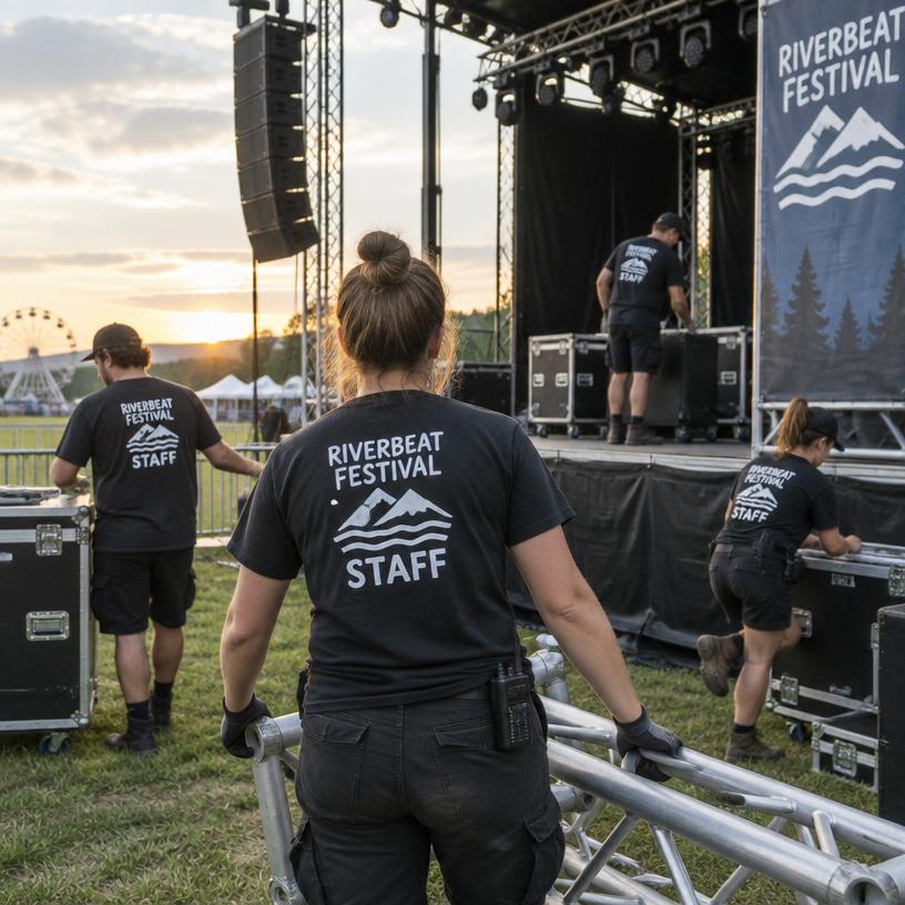 Events custom printed t-shirts