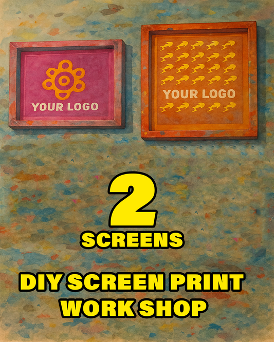 DIY all over screen printing workshop